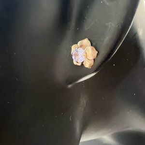 10k yellow gold earrings.